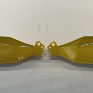 Proteges mains moto vintage jaunes