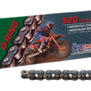 CHAINE RENFORCEE ENDURO CHROME 120 MAILLONS CZ 520 O-RING