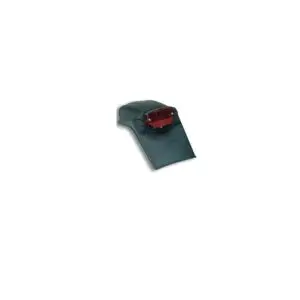 Bavette support de plaque vintage universelle enduro avec feu